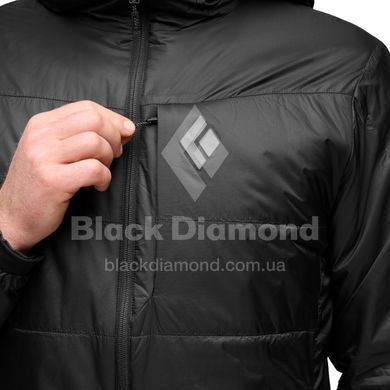 Трекинговая куртка мужская Black Diamond M Solution 2.0 Hoody, Black, S (BD 7460300002SML1)