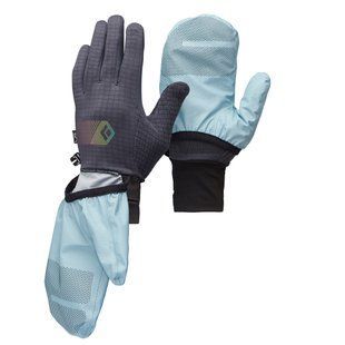 Рукавички чоловічі Black Diamond GridTech Storm Hood Gloves, Carbon/Glacier, S (BD 8017419642SML1)