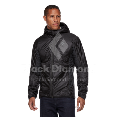 Трекінгова чоловіча демісезонна куртка Black Diamond Vision Hybrid Hoody Men's, Black, S (BD 7440380002SML1)