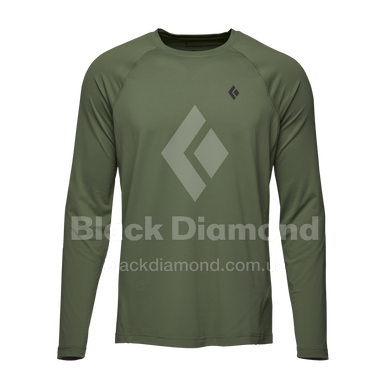 Футболка з довгим рукавом чоловіча Black Diamond M Alpenglow LS Crew, Tundra, S (BD 7520923010SML1)