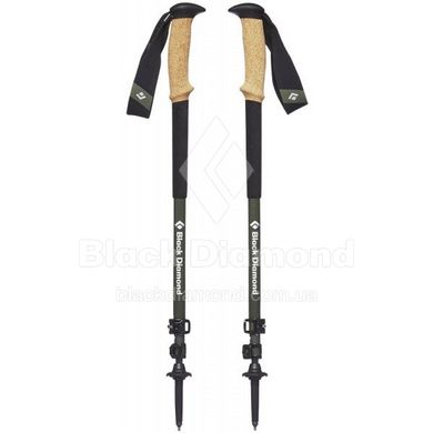 Треккинговые телескопические палки Black Diamond Alpine Carbon Cork, 63-130 см, Black (BD 112514.3010)