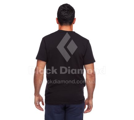 Футболка мужская Black Diamond Stacked Logo Tee, Black, L (BD 730053.0002-L)