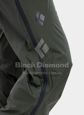 Штани чоловічі Black Diamond M Stormline Stretch Full Zip Rain Pants, L - Black (BD Z9LC.015-L)