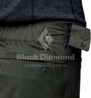 Штаны мужские Black Diamond M Stormline Stretch Full Zip Rain Pants, L - Black (BD Z9LC.015-L)