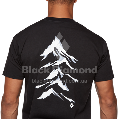 Футболка мужская Black Diamond M Peaks Tee, XS - Black (BD 7302260002XSM1)
