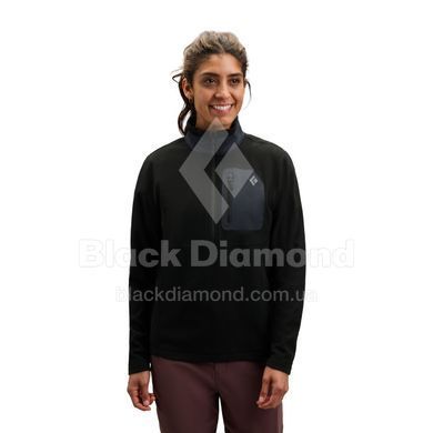 Кофта флисовая женская Black Diamond W Rift HZ Fleece Jacket, Black/Black, M (BD 7441169008MED1)