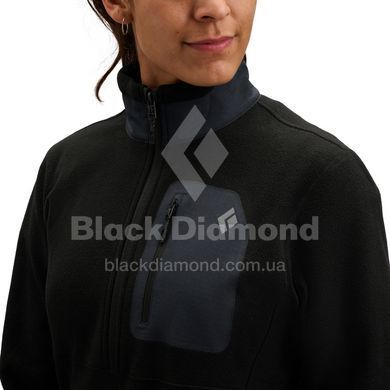 Кофта флисовая женская Black Diamond W Rift HZ Fleece Jacket, Black/Black, M (BD 7441169008MED1)