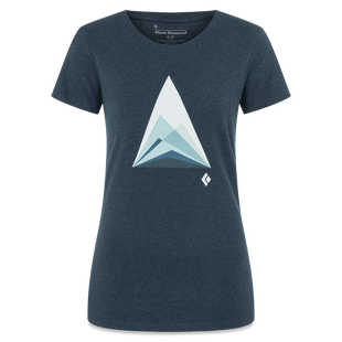 Футболка жіноча Black Diamond W SS Mountain Transparency Tee, L - Eclipse Heather (BD 7300615009LRG1)