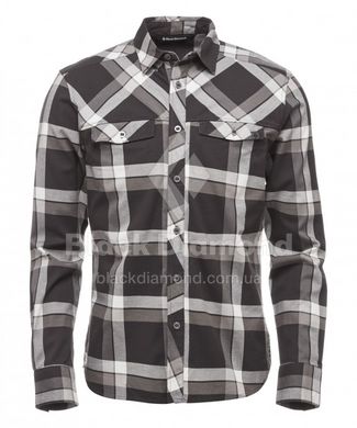 Рубашка мужская Black Diamond M LS Technician Shirt, L - Smoke/Ash Plaid (BD KS50.014-L)