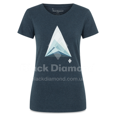 Футболка женская Black Diamond W SS Mountain Transparency Tee, L - Eclipse Heather (BD 7300615009LRG1)