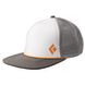 Бейсболка Black Diamond Flat Bill Trucker Hat, Granite/White, One Size (BD AQ3P.027)