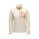Кофта флисовая женская Black Diamond W Rift HZ Fleece Jacket, Chalk/Khaki, L (BD 7441169737LRG1)