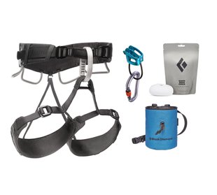 Страхувальний набір Black Diamond Momentum 4S Harness Package, Antracite, р. XS/M (BD 6511520001XSM1)