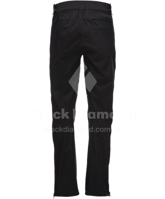 Штани чоловічі Black Diamond M Stormline Stretch Full Zip Rain Pants, L - Black (BD Z9LC.015-L)