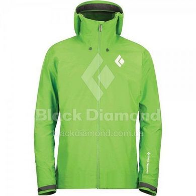 Мембранна чоловіча куртка для трекінгу Black Diamond Liquid Point Shell, S - Vibrant Green (BD OFY3.375-S)