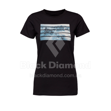Футболка женская Black Diamond Aerial View Tee, Black, р.S (BD 7301510002SML1)