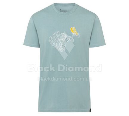 Футболка мужская Black Diamond Cam Tee, Blue Ash, XL (BD 730038.4006-XL)