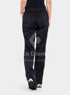 Штаны женские Black Diamond Stormline Stretch Full Zip Rain Pants, L - Black (BD TC2Z.015-L)