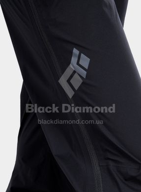 Штаны женские Black Diamond Stormline Stretch Full Zip Rain Pants, L - Black (BD TC2Z.015-L)