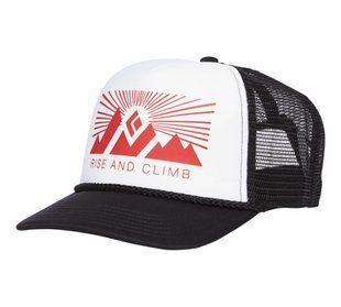Кепка Black Diamond Flat Bill Trucker Hat White/Fire Red (BD AQ3P.9027)