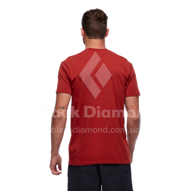 Футболка мужская Black Diamond M Block Print Mountain Tee, XS - Red Rock (BD 7301256019XSM1)