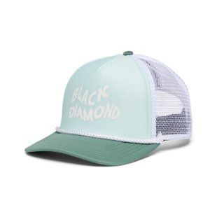 Кепка Black Diamond Flat Bill Trucker Hat, One Size, Foam Green/Laurel Green/White Black Diamond (BD 7230499764ALL1)
