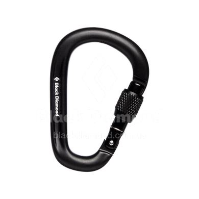 Карабин Black Diamond PearLock Screwgate, Black (BD 3811340002ALL1)