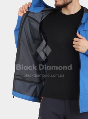 Мембранная мужская куртка Black Diamond M Highline Shell, Anthracite/Nickel/Octane, L (BD 7450009144LRG1)