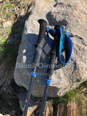 Треккинговые палки Black Diamond Distance Carbon Z, 115 см, Ultra Blue (BD 11253540311151)