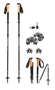 Трекінгові палки Black Diamond Alpine FLZ, 105-125 см, Black (BD 112203-125)