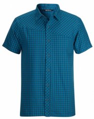 Рубашка мужская Black Diamond M SS Spotter Shirt, L - Sapphire/Azurite Gingham (BD MXZ6.912-L)