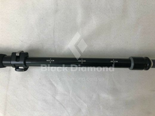 Трекінгові палки Black Diamond Alpine FLZ, 120-140 см, Black (BD 112203-140)