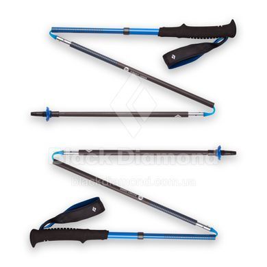Треккинговые палки Black Diamond Distance Carbon Z, 125 см, Ultra Blue (BD 11253540311251)
