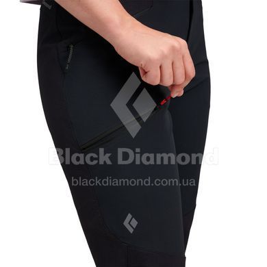 Штани жіночі Black Diamond W Alpine Hybrid Pants, 10, Black (BD 743014000200101)