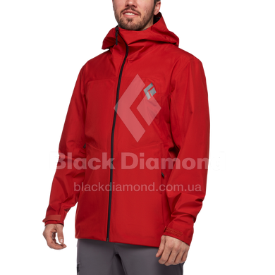 Мембранная мужская куртка для треккинга Black Diamond M Liquid Point Shell, Red Rock, р.XL (BD K8496019XLG1)