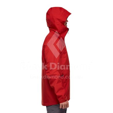 Мембранная мужская куртка для треккинга Black Diamond M Liquid Point Shell, Red Rock, р.XL (BD K8496019XLG1)