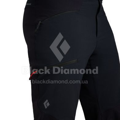 Штани чоловічі Black Diamond M Alpine Hybrid Pants, 30, Black (BD 74301100020301)