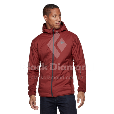 Треккинговая мужская куртка Soft Shell Black Diamond M First Light Hybrid Hoody, Dark Crimson, р.L (BD OL096003LRG1)