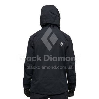 Мембранная мужская куртка Black Diamond M Factor Shell, Black, L (BD 7450290002LRG1)