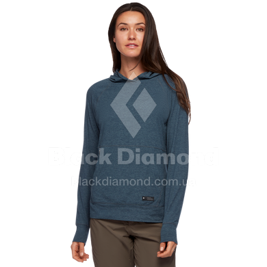 Женская худи с карманом кенгуру Black Diamond W Stone Hoody, Azurite, M (BD 7440324022MED1)