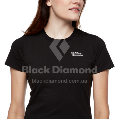 Футболка женская Black Diamond Peaks Tee, Black, р.S (BD 7301520002SML1)