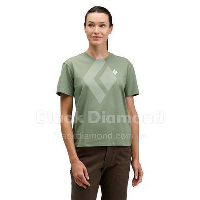 Футболка жіноча Black Diamond M Equipment For Alpinist SS Tee, Laurel Green, L (BD 7301923053LRG1)