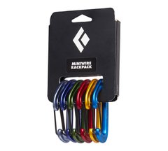 Набір карабінів Black Diamond MiniWire Rackpack, No color, One Size (BD 381129.0000)