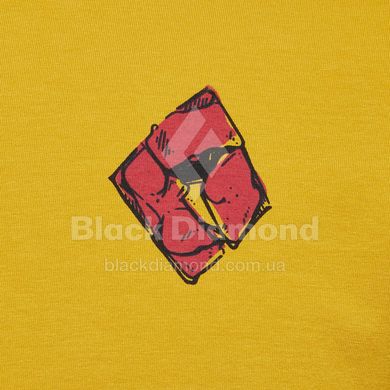 Футболка чоловіча Black Diamond M Mono Pocket SS Tee, Amber, L (BD 7302592007LRG1)