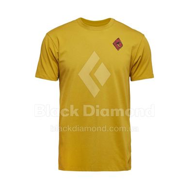 Футболка чоловіча Black Diamond M Mono Pocket SS Tee, Amber, L (BD 7302592007LRG1)