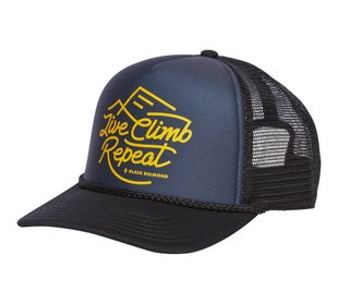 Бейсболка Black Diamond Flat Bill Trucker Hat, Carbon/Sulfur, р. One Size (BD AQ3P.9112)