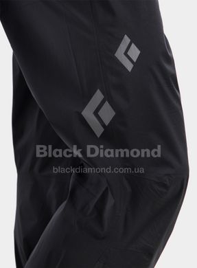 Штаны женские Black Diamond Stormline Stretch Rain Pants, L - Black (BD LX94.015-L)