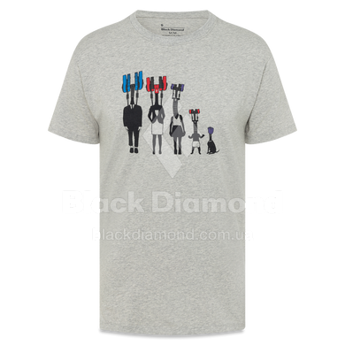 Футболка чоловіча Black Diamond M SS Cam Family Tee, S - Nickel Heather (BD 7300561015SML1)