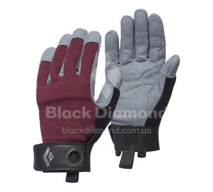 Рукавички жіночі Black Diamond Crag Gloves, Bordeaux, L (BD 801866.6018-L)