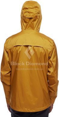 Мембранна чоловіча куртка для трекінгу Black Diamond M Treeline Rain Shell, р.M - Amber (BD 7450082007MED1)